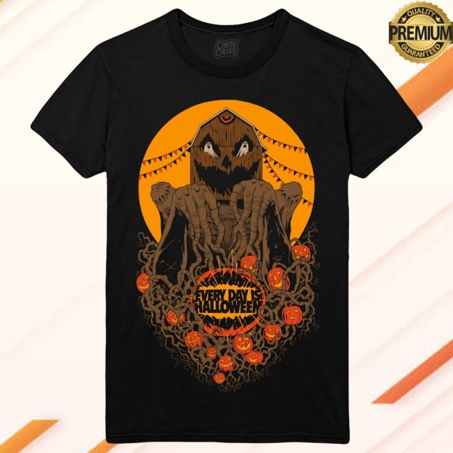 Cavitycolors Merch Store Every Day Is Halloween 2026 Edition Zip-Up Hoodie