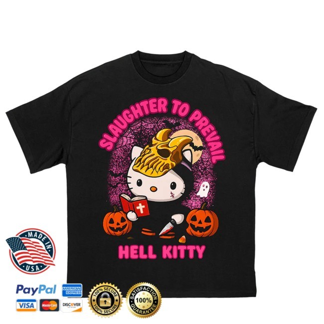 Irst Blood Merch Store Slaughter To Prevail Hell Kitty Halloween Hoodie