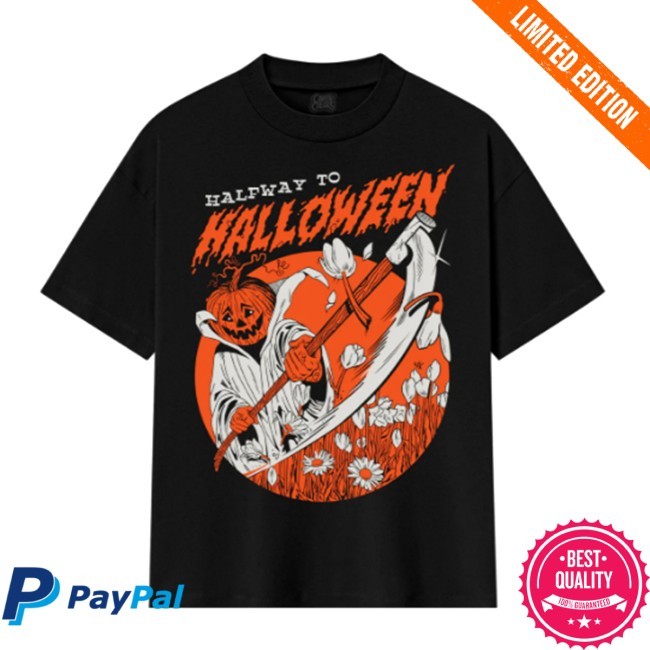 Cavitycolors Store Merch Halfway To Halloween 2026 T-Shirt Shaka Wear
