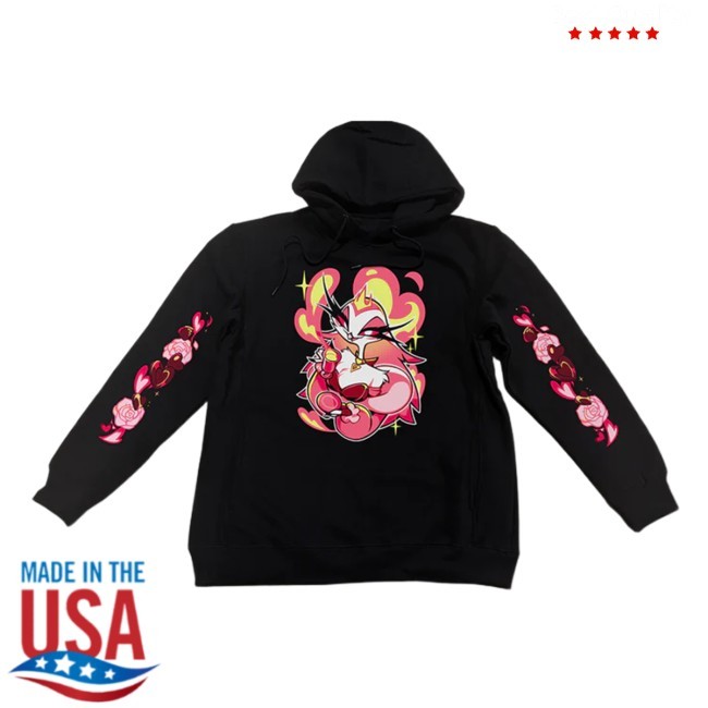 Hazbin Hotel Valentines Merch Stella Valentines 2025 Hoodie Sharkrobot