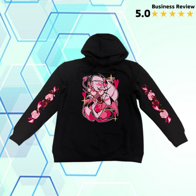 Hazbin Hotel Valentines Merch Verosika Valentines 2025 Hoodie Sharkrobot